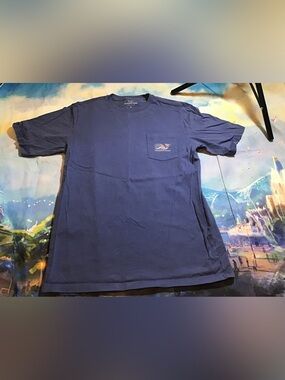 Vineyard vines pocket t-shirt patriotic child shirt size L
